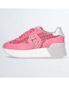 Baskets en Cuir Dreamy fuchsia