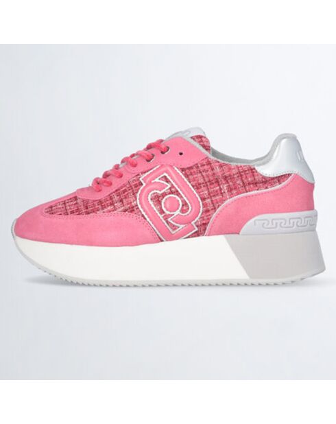 Baskets en Cuir Dreamy fuchsia