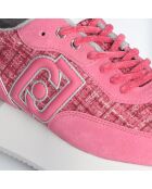 Baskets en Cuir Dreamy fuchsia