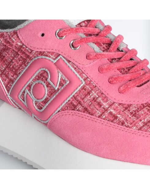 Baskets en Cuir Dreamy fuchsia