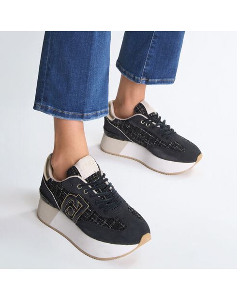 Baskets en Cuir Dreamy noires