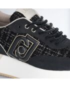 Baskets en Cuir Dreamy noires