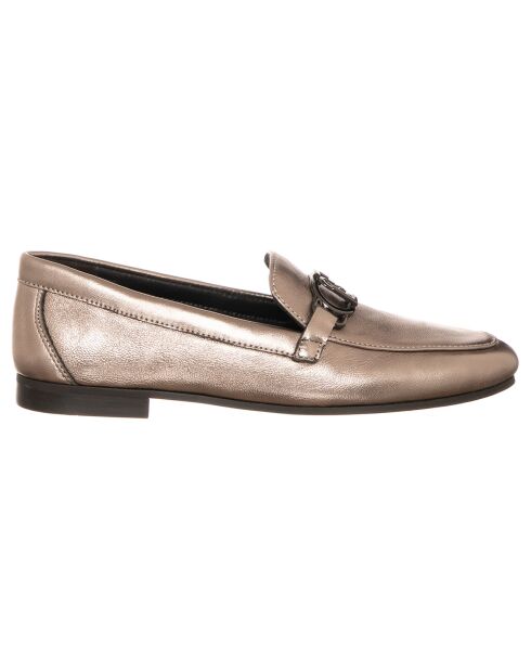 Mocassins en Cuir Emel moka