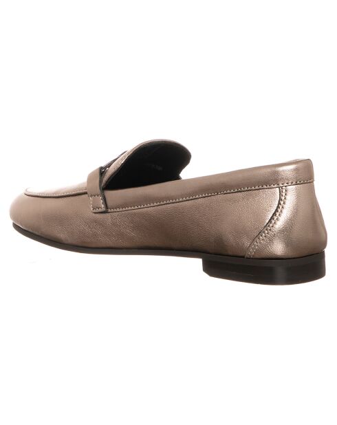 Mocassins en Cuir Emel moka