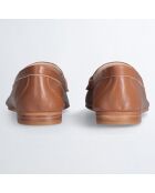 Mocassins en Cuir Emel marron