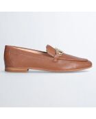 Mocassins en Cuir Emel marron