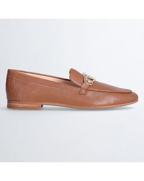Mocassins en Cuir Emel marron
