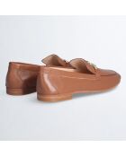 Mocassins en Cuir Emel marron