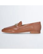 Mocassins en Cuir Emel marron
