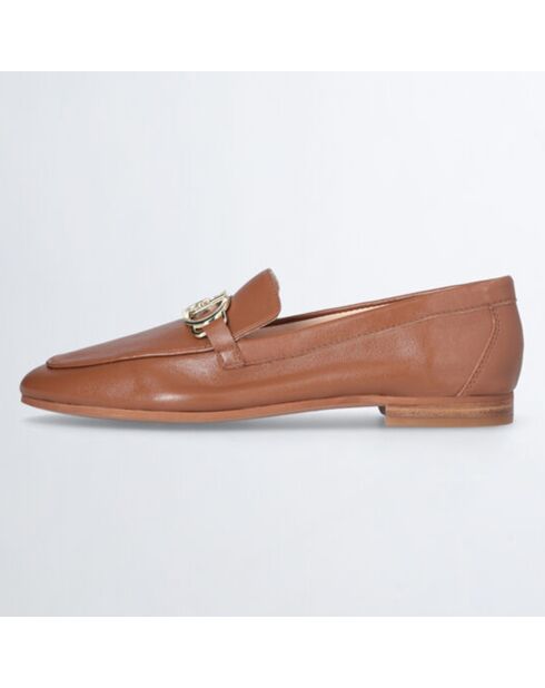 Mocassins en Cuir Emel marron