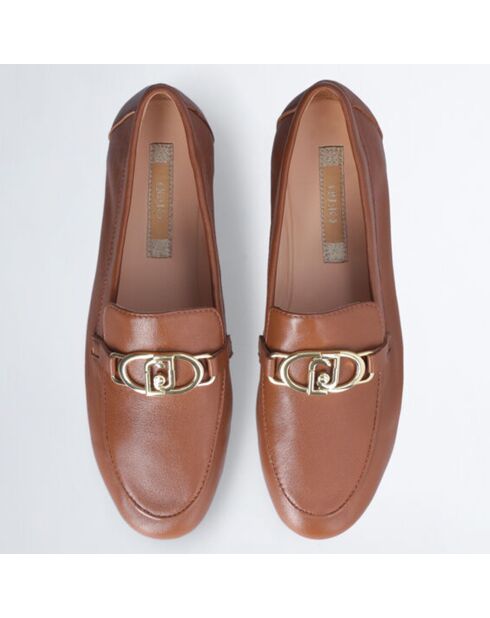 Mocassins en Cuir Emel marron