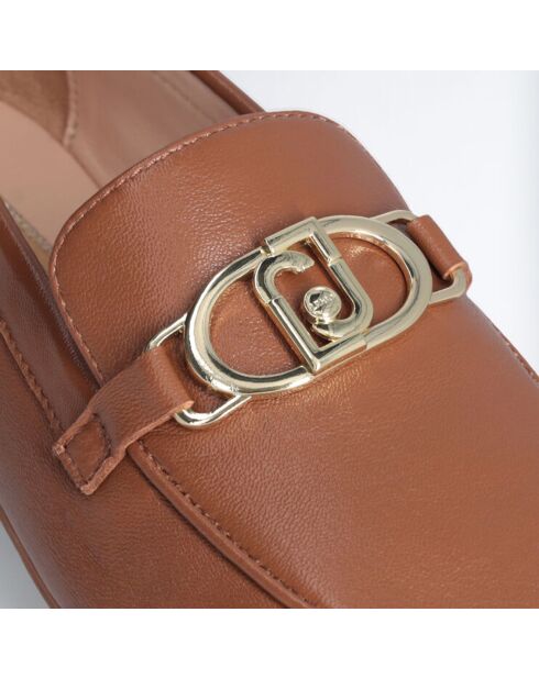 Mocassins en Cuir Emel marron