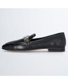 Mocassins en Cuir Emel noires