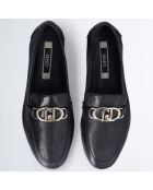 Mocassins en Cuir Emel noires