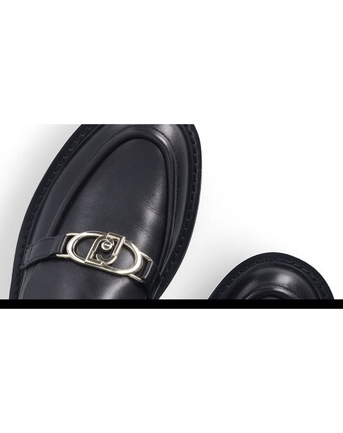 Mocassins en Cuir Forty noires