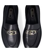 Mocassins en Cuir Forty noires