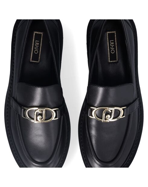 Mocassins en Cuir Forty noires
