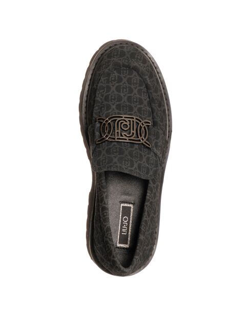 Mocassins en Cuir Forty noirs