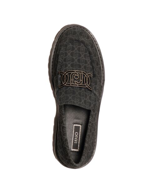 Mocassins en Cuir Forty noirs
