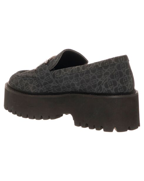 Mocassins en Cuir Forty noirs