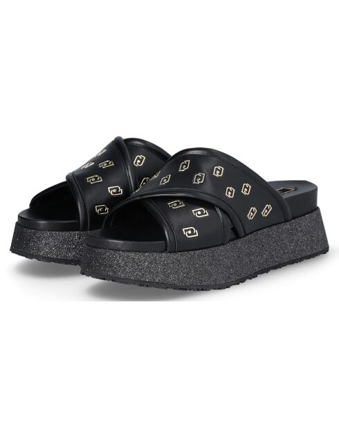 Mules Frida noires