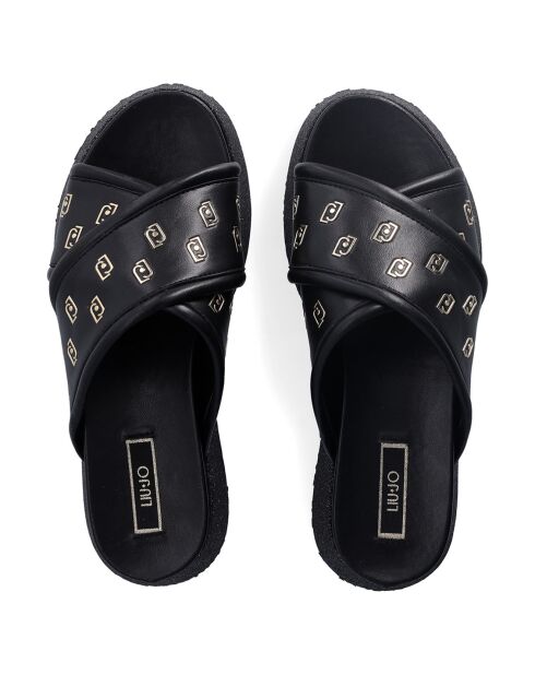 Mules Frida noires