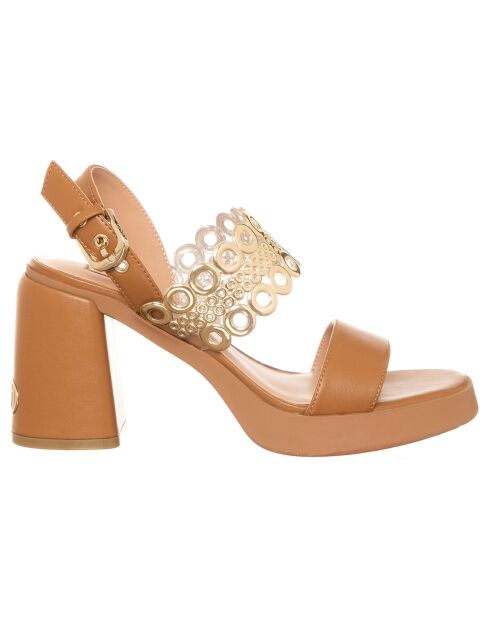 Sandales Gisele cognac