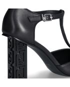 Salomés en Cuir Jennifer noires