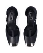 Salomés en Cuir Jennifer noires