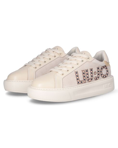 Baskets en Cuir Kylie écrues