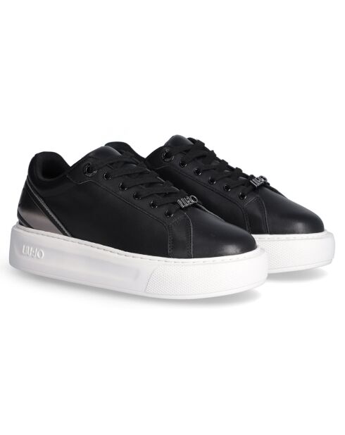 Baskets en Cuir Kylie noires