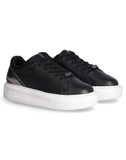 Baskets en Cuir Kylie noires