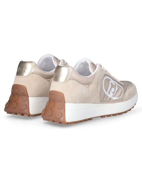 Baskets en Cuir Lolo beiges
