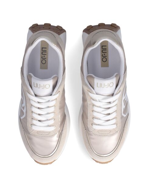 Baskets en Cuir Lolo beiges