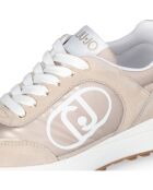 Baskets en Cuir Lolo beiges