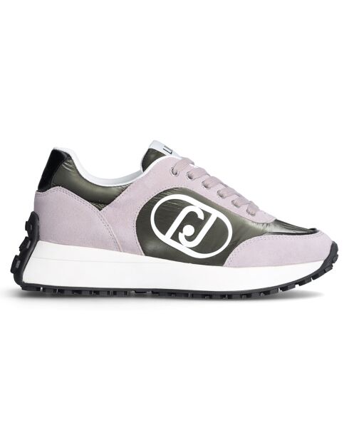 Baskets en Cuir Lolo lilas