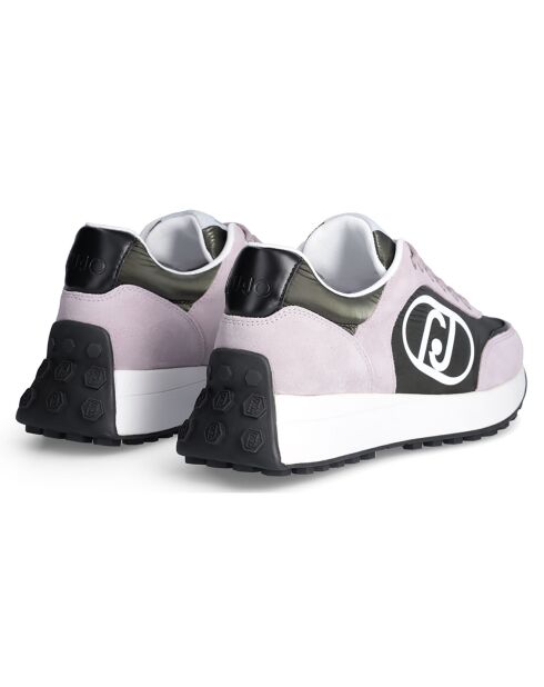 Baskets en Cuir Lolo lilas