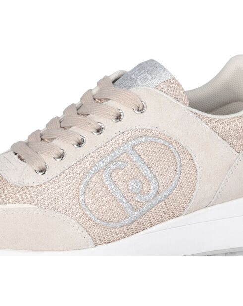 Baskets en Cuir Lolo beiges