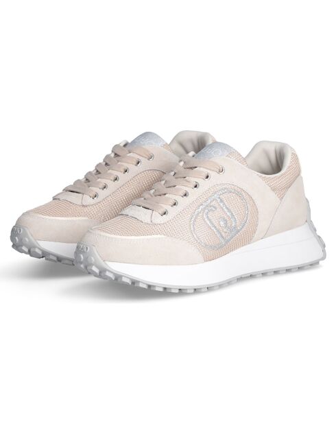 Baskets en Cuir Lolo beiges