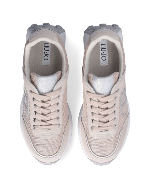 Baskets en Cuir Lolo beiges