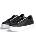 Baskets en Cuir Lovely noires