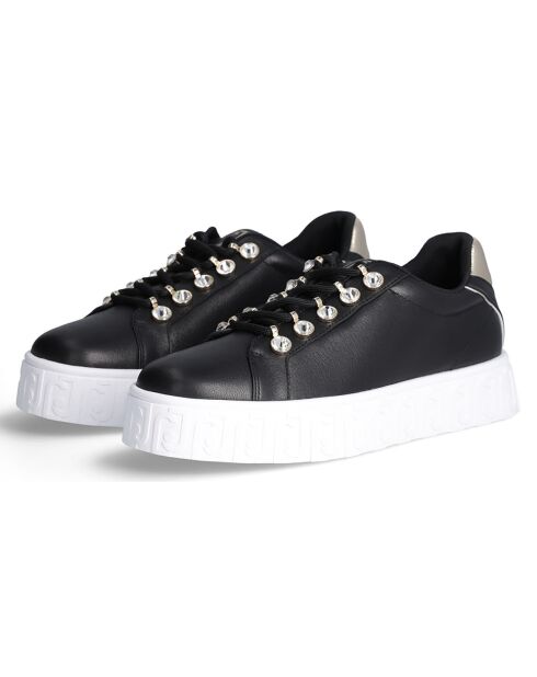 Baskets en Cuir Lovely noires