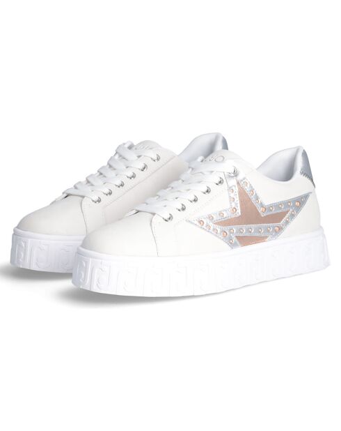 Baskets en Cuir Lovely écrues