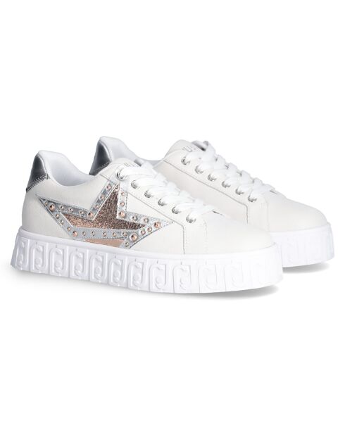 Baskets en Cuir Lovely écrues
