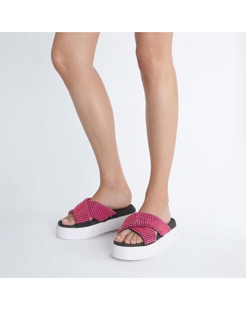 Mules Lovely fuchsia
