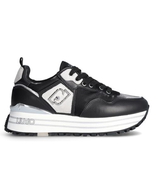 Baskets en Cuir Maxi noires