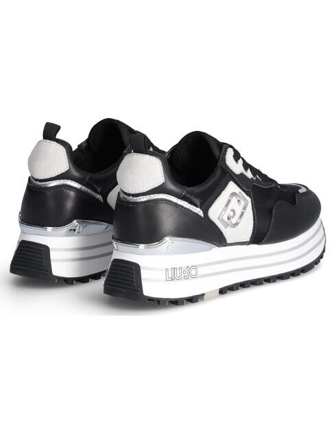 Baskets en Cuir Maxi noires