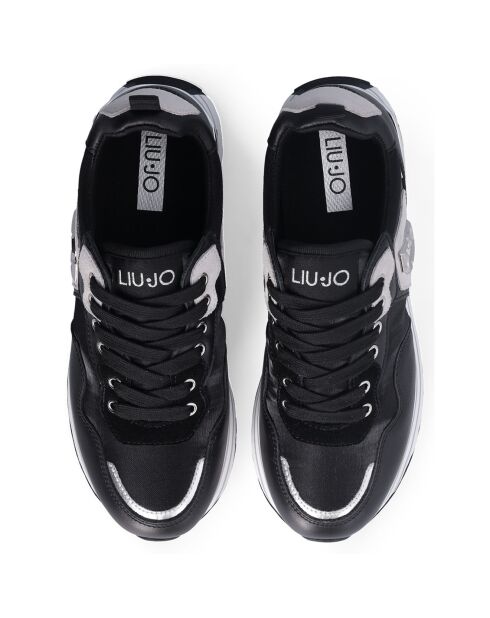 Baskets en Cuir Maxi noires