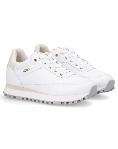 Baskets en Cuir Maxi blanches