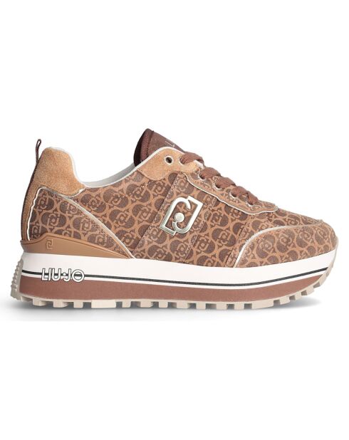 Baskets en Cuir Maxi cognac